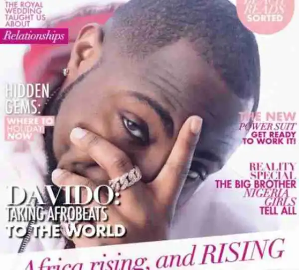 Singer Davido Covers Glam Africa Magazine (Photos)